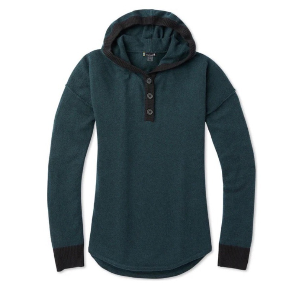 Smartwool Shadow Pine Hoodie Sweater Green XS